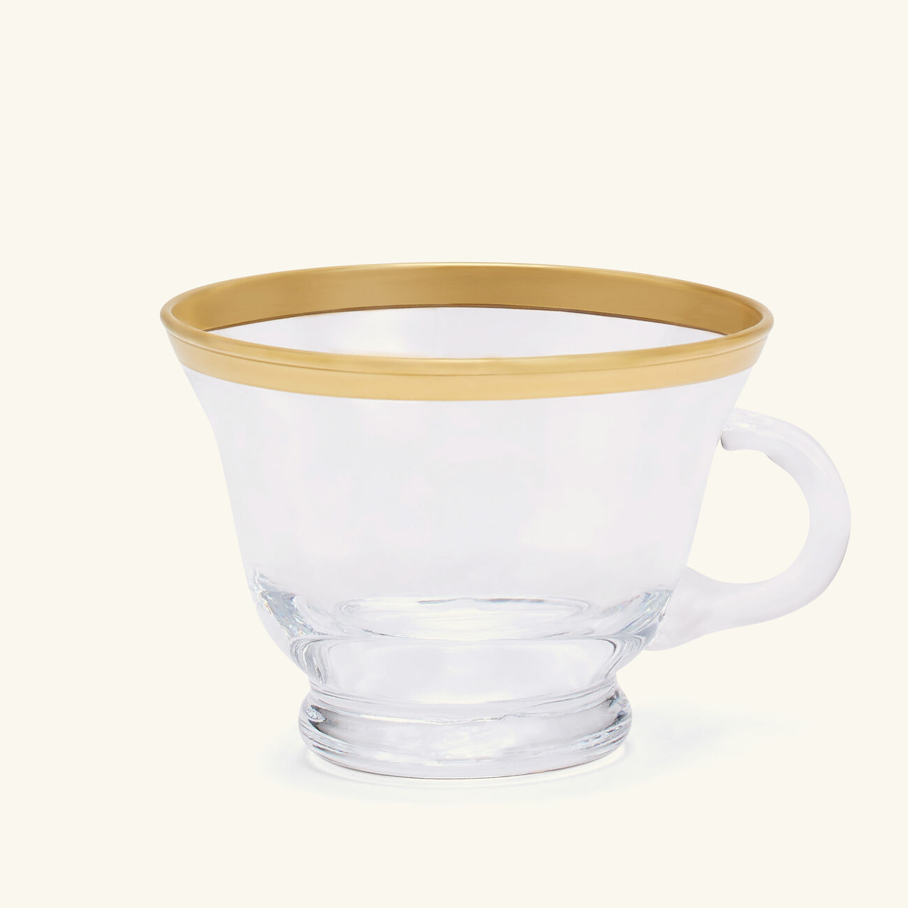 villari acapulco cappuccino cup saucer clear