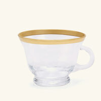 villari acapulco cappuccino cup saucer clear