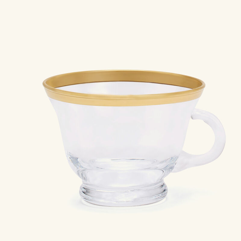 villari acapulco cappuccino cup saucer clear