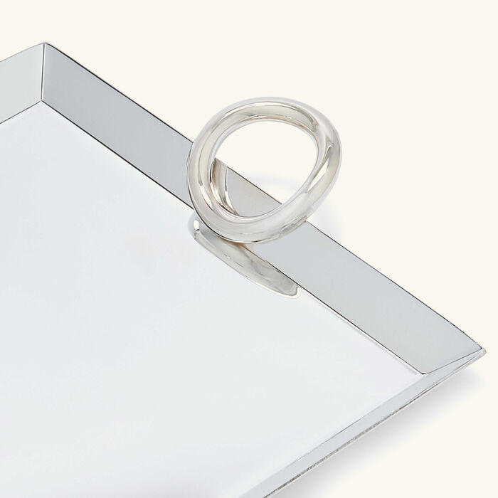 christofle vertigo mail tray silver plated