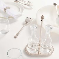 christofle osiris serving fork stainless steel