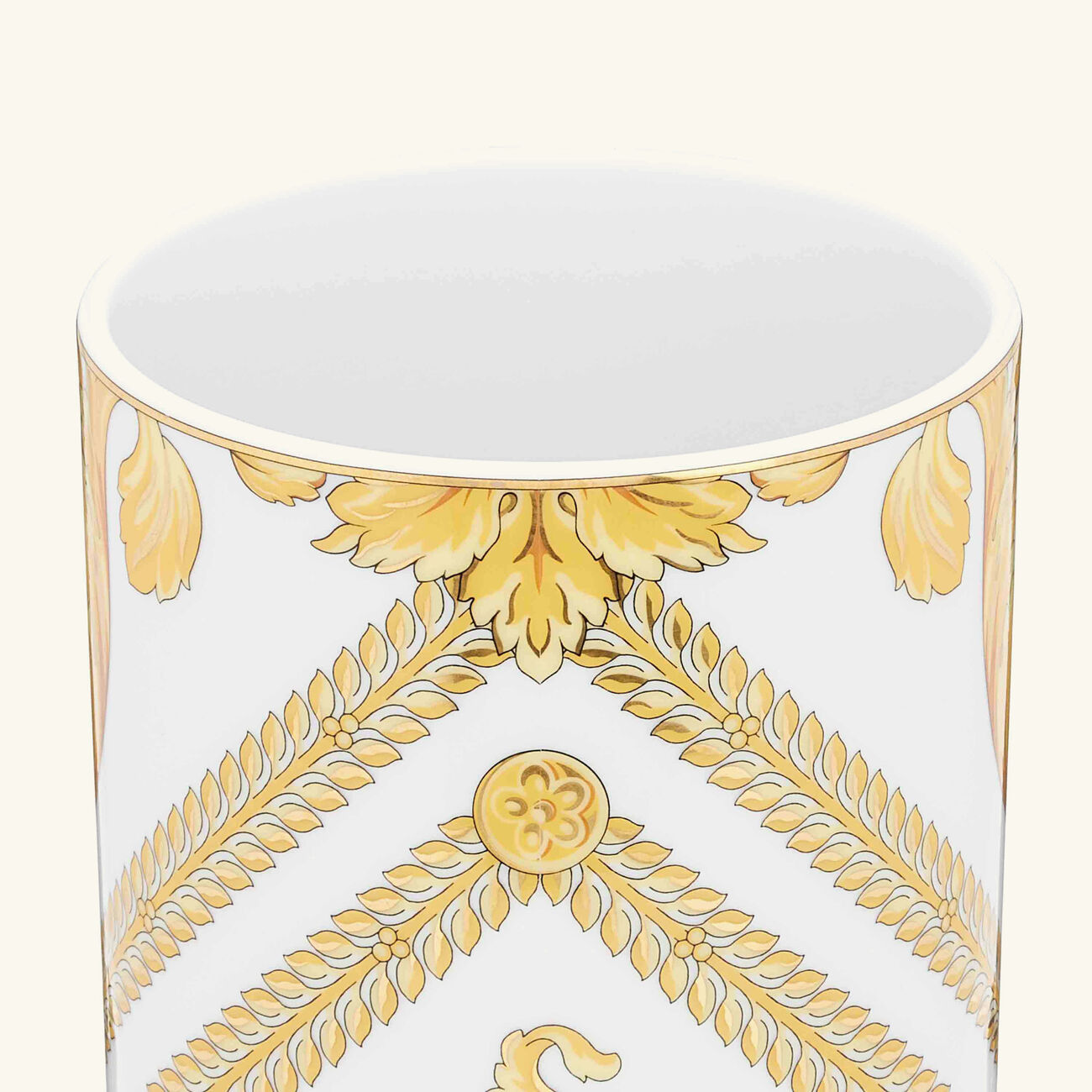 versace medusa rhapsody vase small white