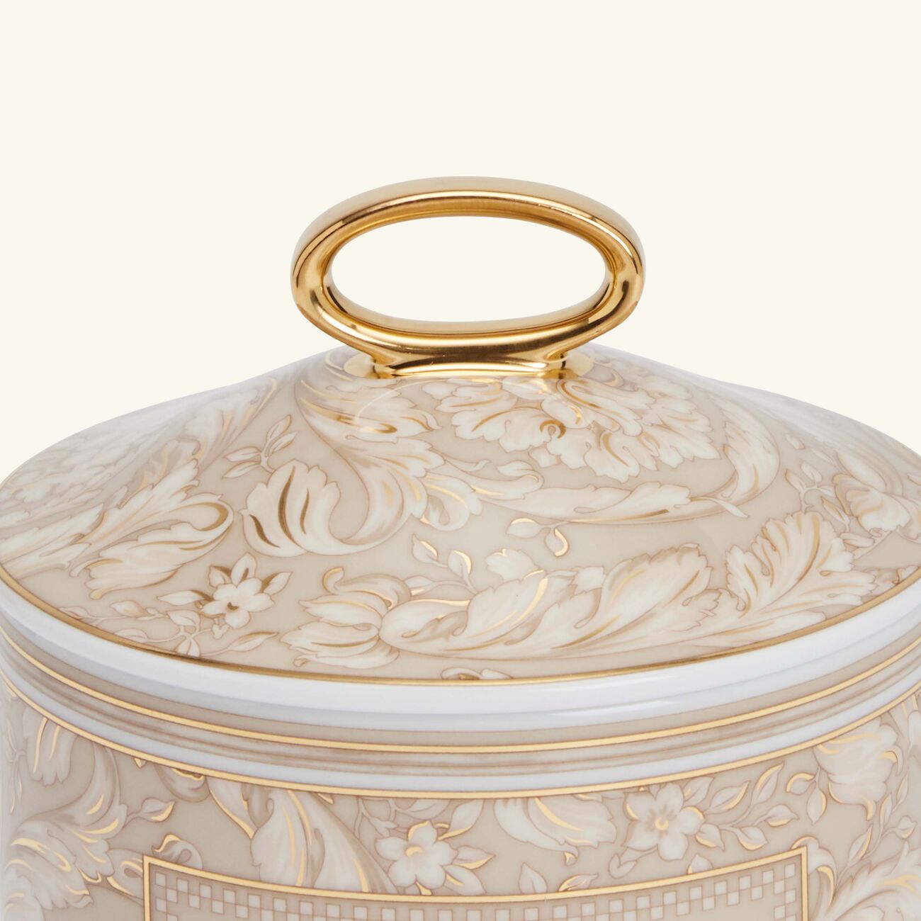 versace barocco beige trinket box small