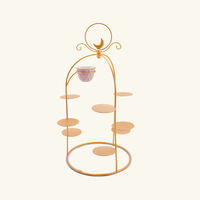 فيلاري قاعدة المعجنات وحامل فناجين القهوة بيكوك إكسترافاجانزا باللون الذهبي