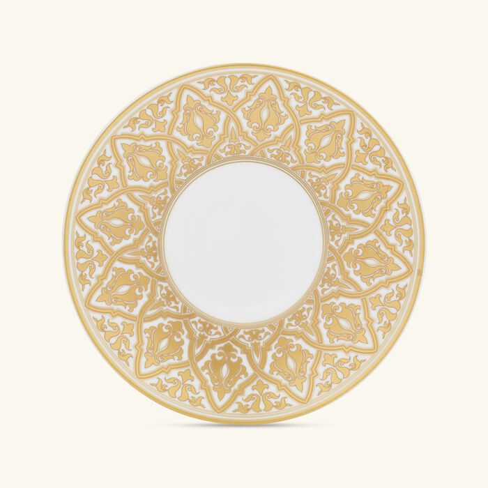 bernardaud venise bread butter plate round gold 16cm