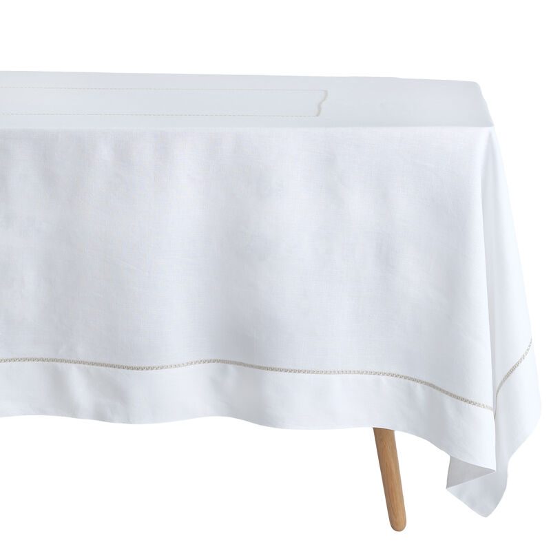 catherine denoual silver rosely linen set