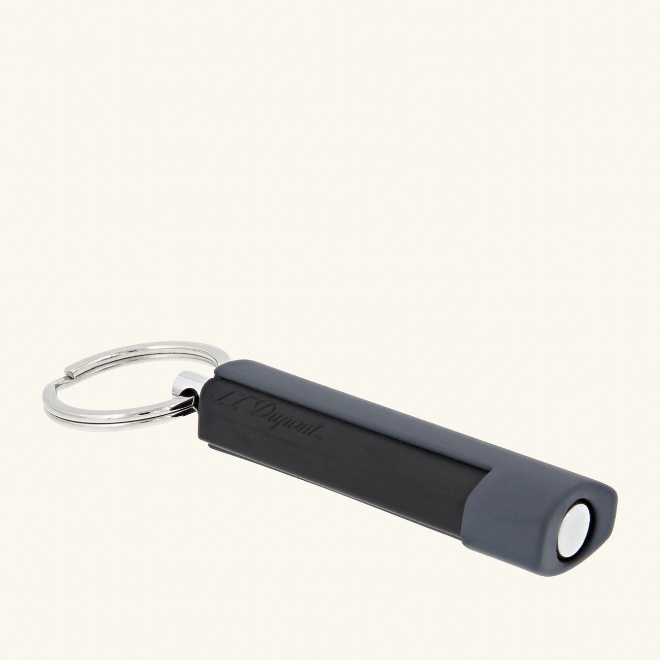 st dupont maxijet cigar cutter keyring grey
