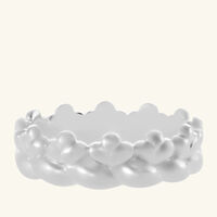 christofle babylone thin bangle ring sterling silver size 51