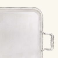 christofle malmaison serving tray rectangular large silver plated