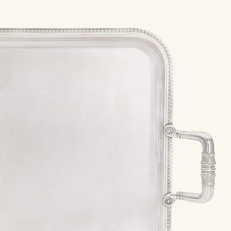 christofle malmaison serving tray rectangular large silver plated