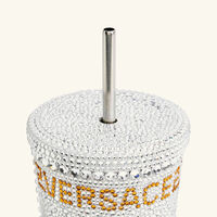 versace medusa travel cup silver