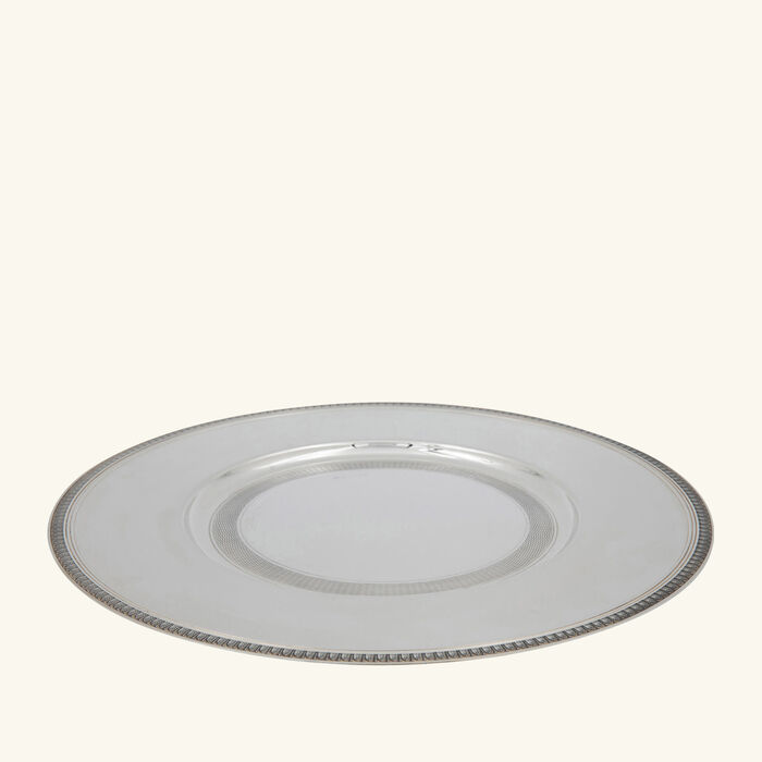 christofle malmaison charger plate round silver plated 33cm