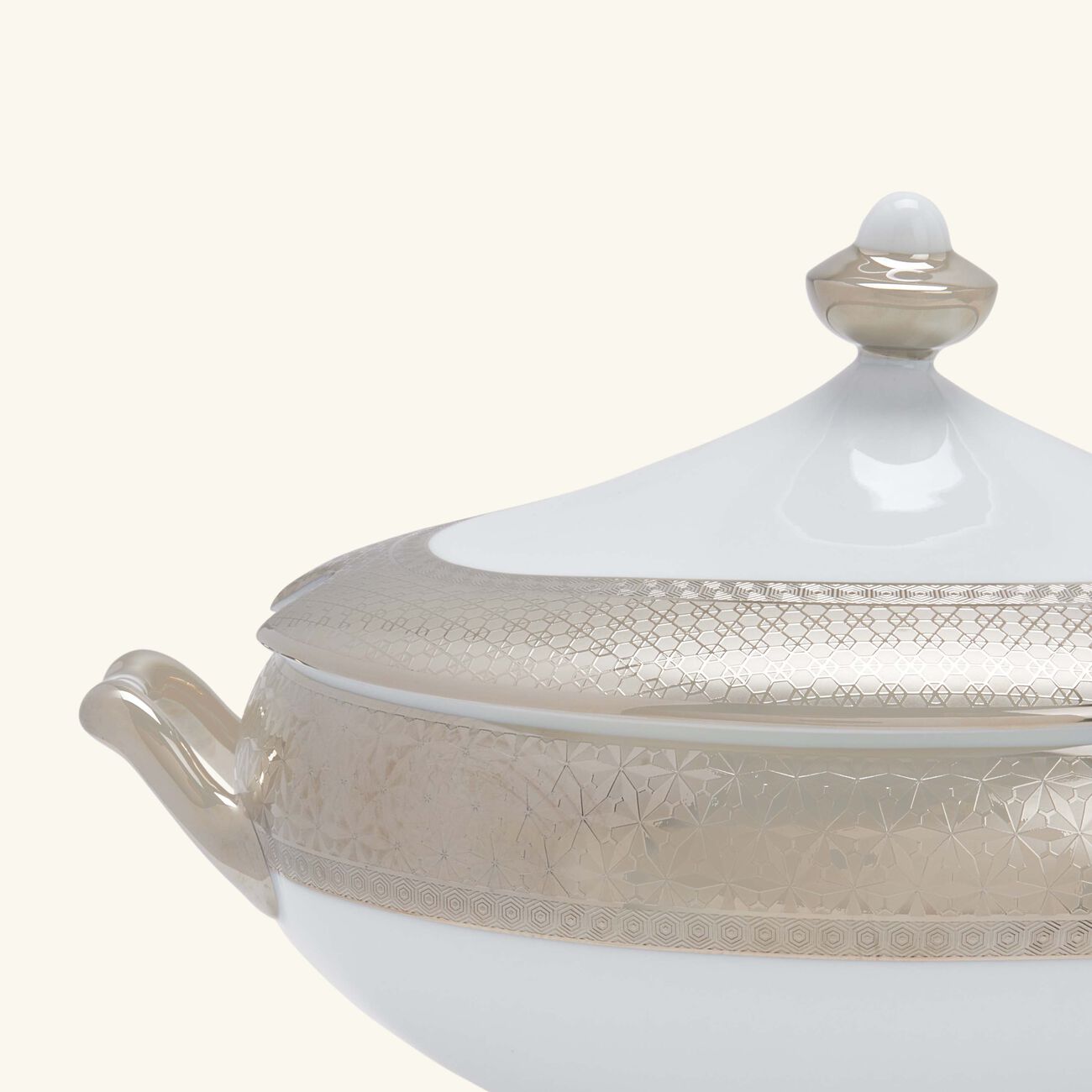 bernardaud divine soup tureen silver