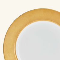bernardaud sauvage blanc service plate round gold 29cm
