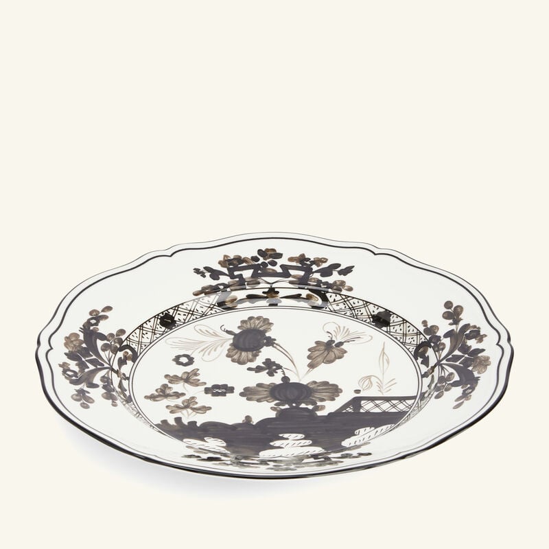 ginori 1735 oriente italiano dinner plate grey