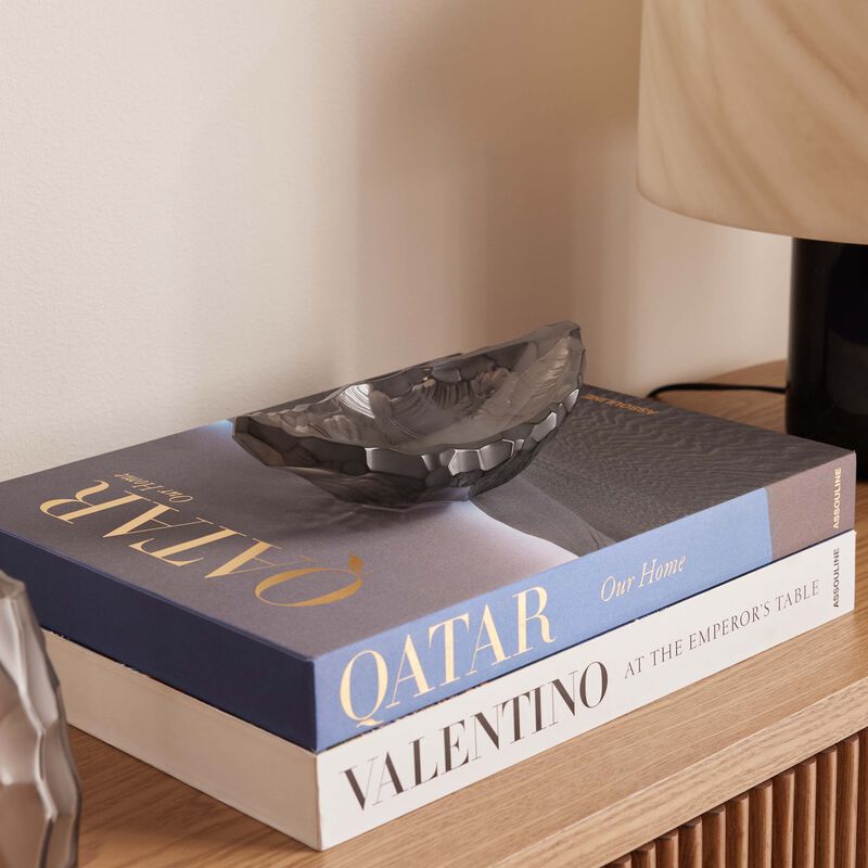 قطعة الديكور تيرامينيرال سيلكس صغيرة رمادية لاليك قطعة الديكور تيرامينيرال سيلكس صغيرة رمادية