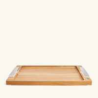 christofle royal chef serving tray rectangular large brown