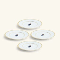 Wilshire Tux Bear Plate Set 4 ralph lauren home wilshire tux bear plate set 4