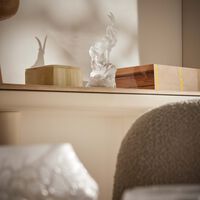 lalique terramineral ibex figurine medium clear