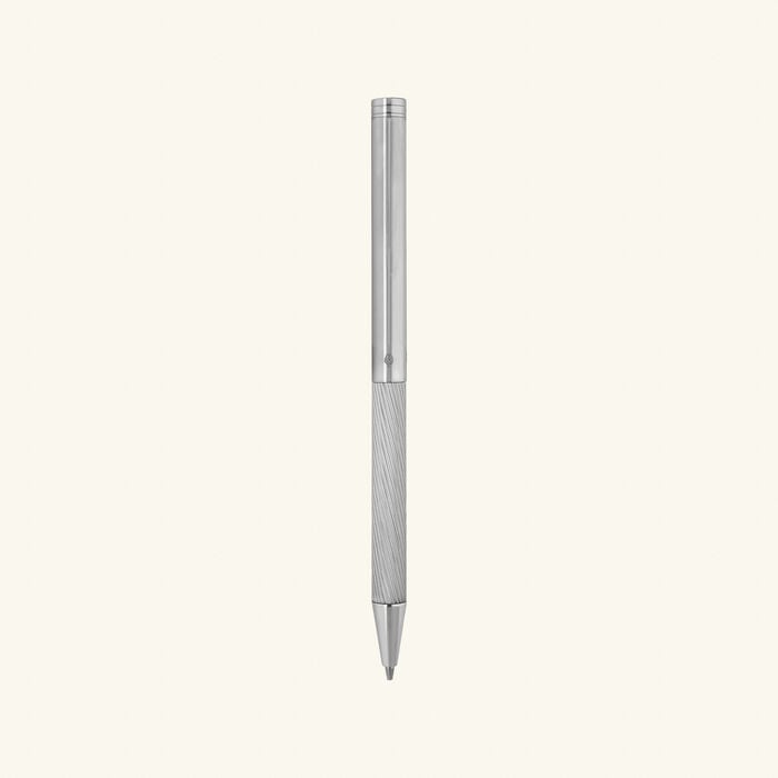 st dupont classique ballpoint pen silver