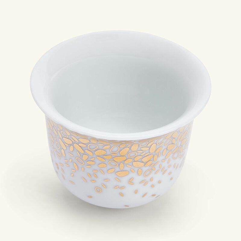 Tamrah Dates Spread Bottom Arabic Coffee Cup Gold Set of 2 silsal tamrah dates spread bottom arabic coffee cup gold set of 2