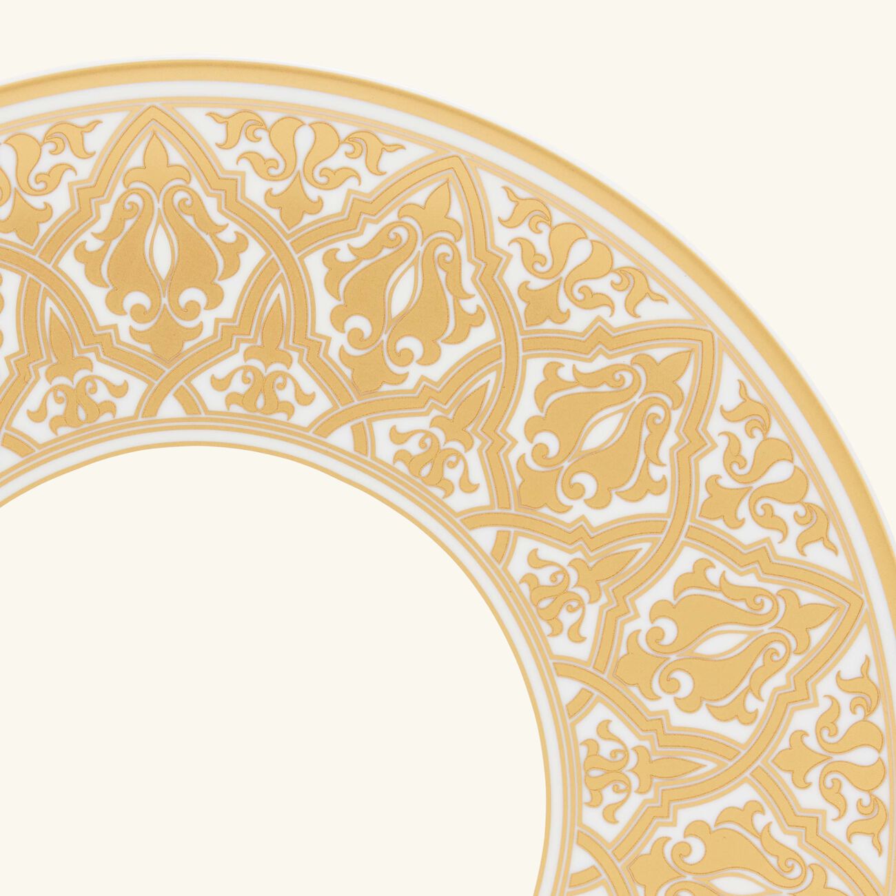 bernardaud venise dinner plate round gold 27cm