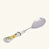 les ottomans lemon ceramic serving spoon white