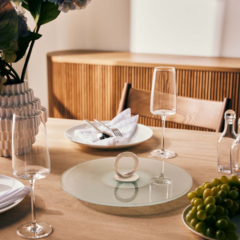 Vertigo Serving Platter Round Silver Plated 30cm christofle vertigo serving platter round silver plated 30cm