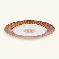 bernardaud eventail dinner plate round gold 26cm