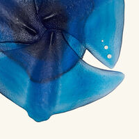 daum maya rays centerpiece blue limited edition