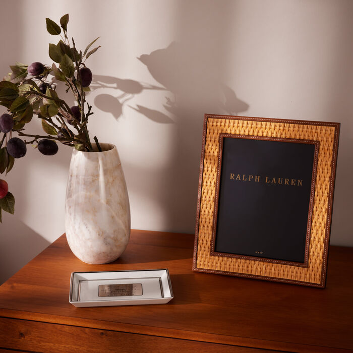 ralph lauren home bailey picture frame brown 20x25cm