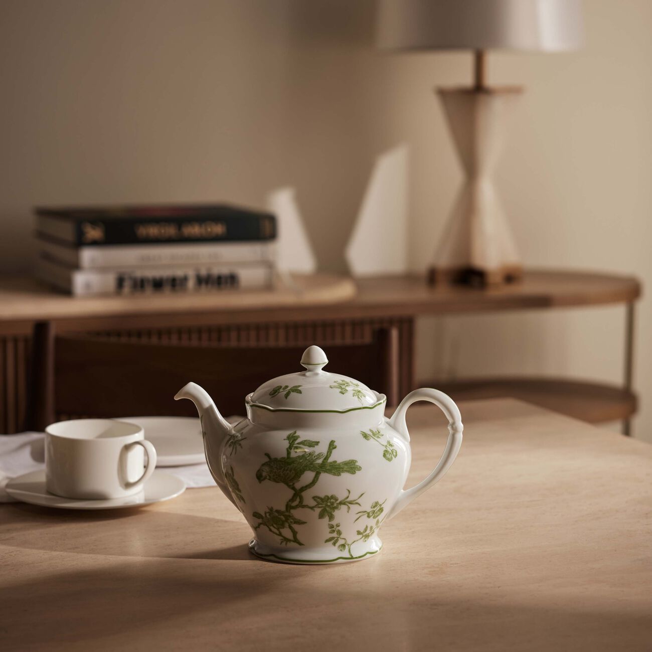 Albertine Tea Pot Green bernardaud albertine tea pot green