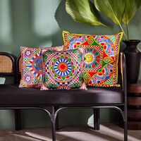 dolce gabbana casa silk twill pillow pattern