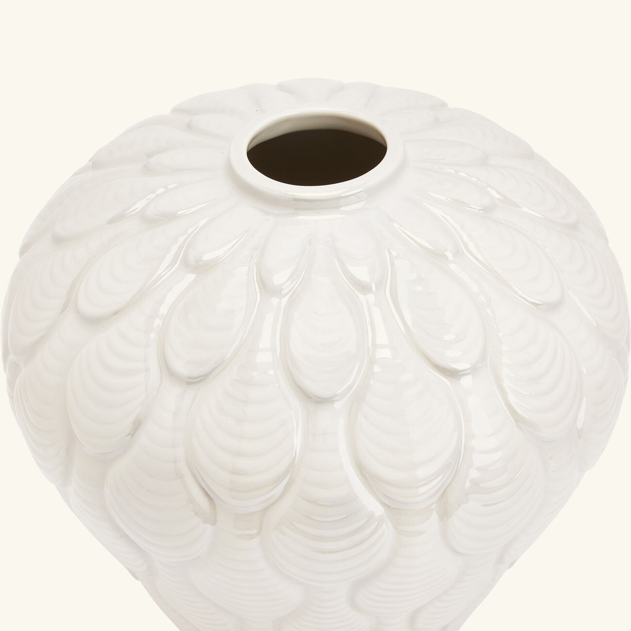Coquille Vase White villari coquille vase white