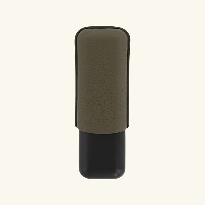 st dupont double cigar case brown
