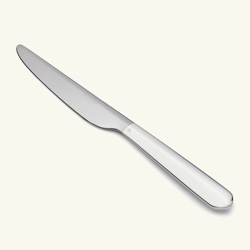 Infini Serrated Dinner Knife Silver Plated christofle infini serrated dinner knife silver plated
