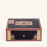 elie bleu flora de alba cigar humidor black
