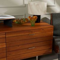 daum rose vase mini green