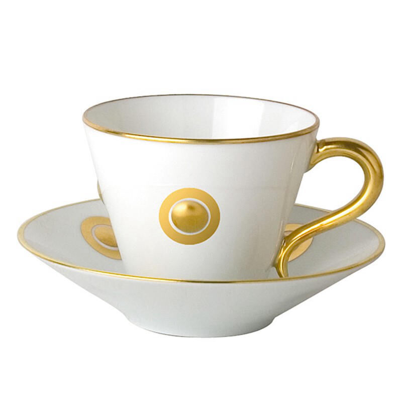 Ithaque Or Gift Box Set Of 6 Cups And Saucers, large