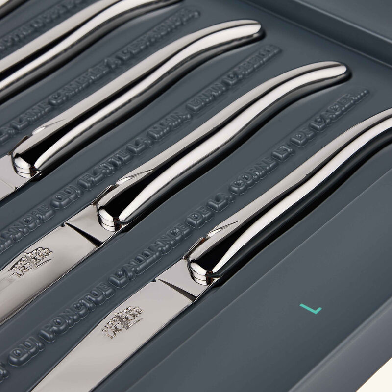 forge de laguiole philippe starck table knife silver set of 6