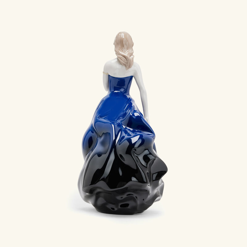 Rose Ball Sculpture Medium Blue lladro rose ball sculpture medium blue