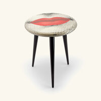 fornasetti bocca stool red