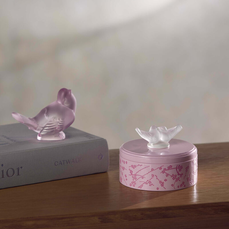 lalique fleurs de cerisier box pink
