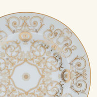 versace medusa gala dinner plate round white 18cm