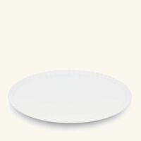 christofle babylone dinner plate round white 27cm