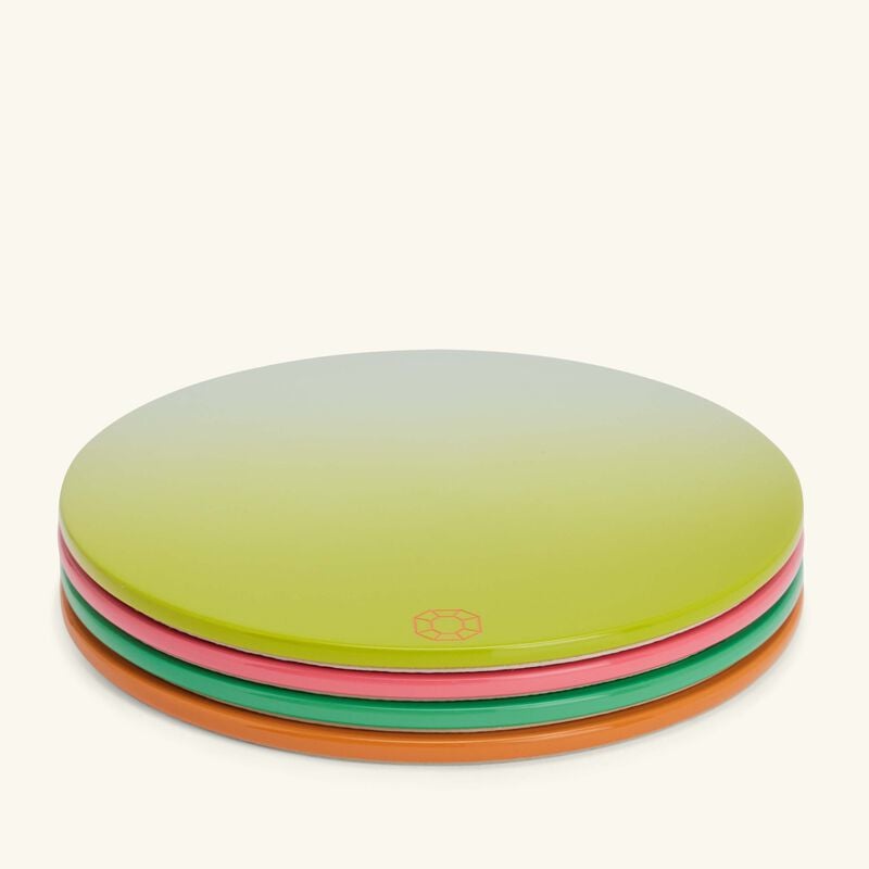 Octogone Coasters Intense Set of 4 baccarat octogone coasters intense set of 4