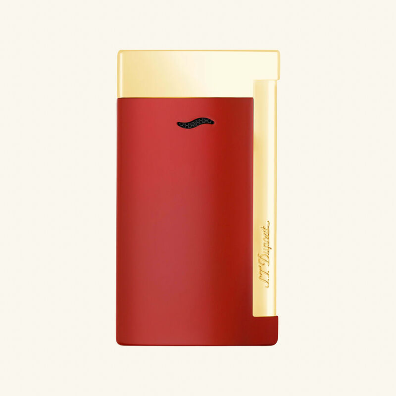 Slim-7 Laquered Lighter Red st dupont slim 7 laquered lighter red
