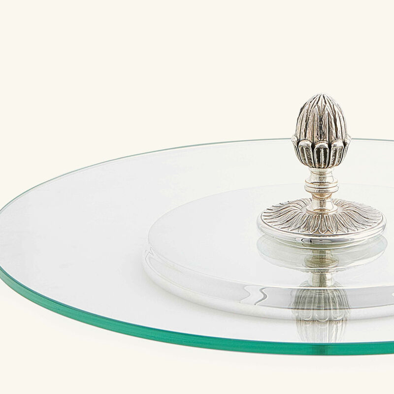 christofle malmaison cheese tray round medium silver plated