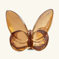 baccarat papillon lucky butterfly figurine mini turquoise