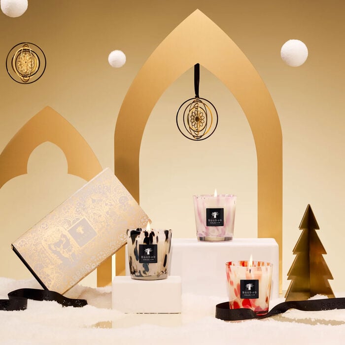 Pearls Trio Candle Max 08 Gift Set baobab collection pearls trio candle max 08 gift set